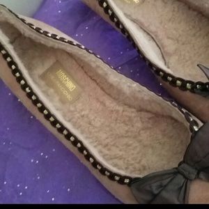 Moschino pink kitty heels